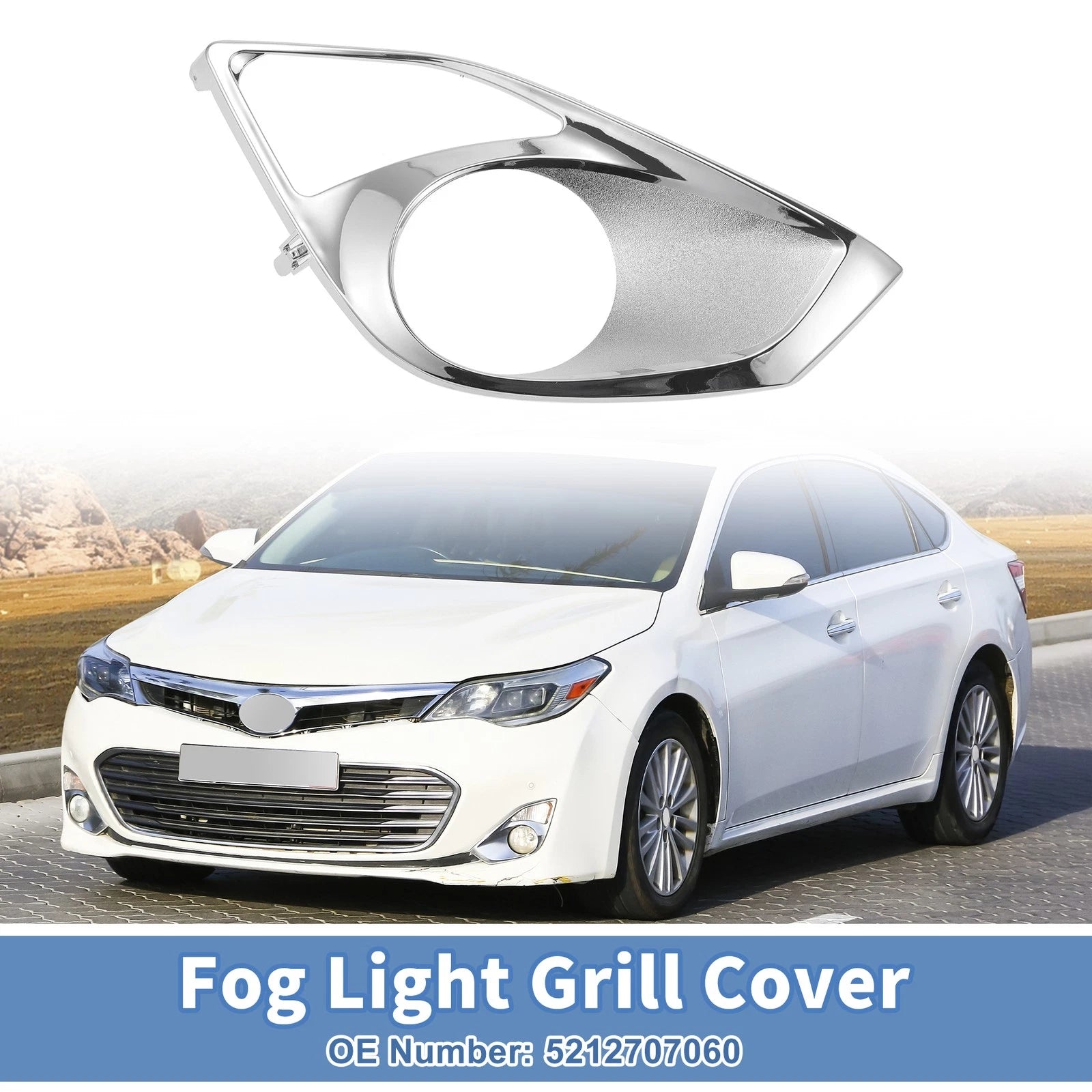 1 Pc Fog Light Grill for Toyota Avalon (2013–2015) No. 5212707060