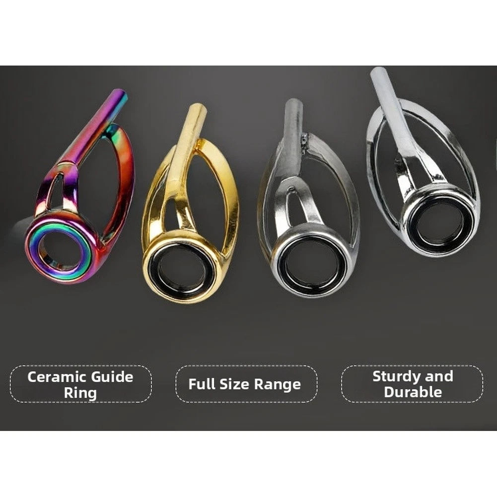 Stainless Steel Tip Top Guide Ring for Fishing Rods (Smooth Line Operation)