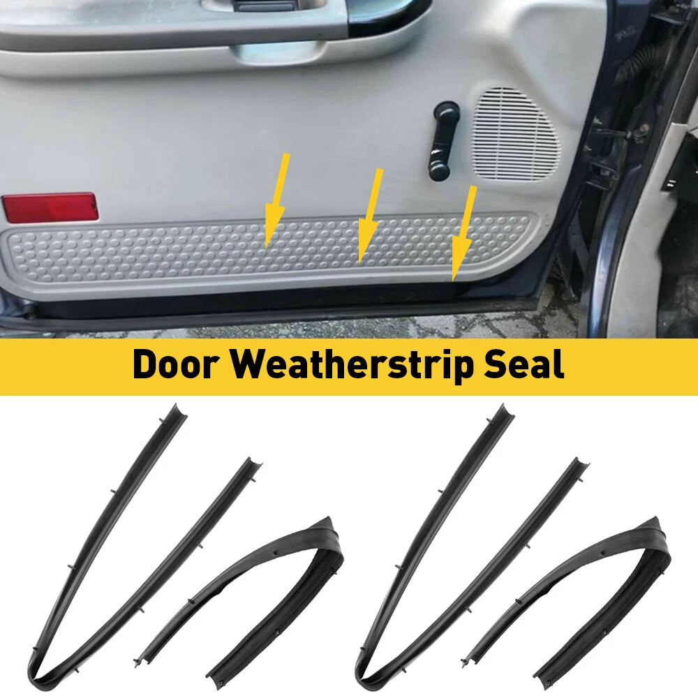 Set of 4 Weatherstrip Seals for Ford F250 F350 Super Duty (1999–2016)
