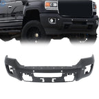 Split Black Front Bumper with Sensor Hole for GMC Sierra 2500 HD 3500 HD (2015–2019)