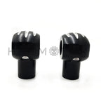 25mm Handlebar Riser for Cruisers Choppers (Detachable, Black)