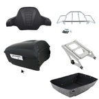 Matte Black Trunk Pad Mount Rack for Harley Touring Street Glide (2014–2026)