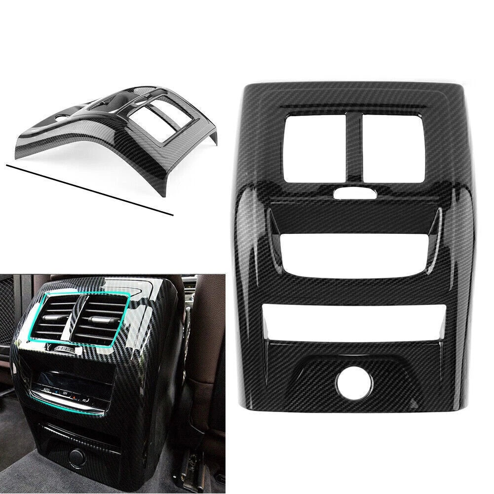 Carbon Fiber Interior Air Vent Outlet Panel Cover Trim for BMW X3 (2018)