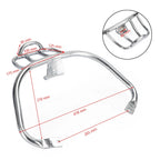Sloped Rear Rack Carrier Pannier Chrome for Vespa Sprint Primavera (50-150)