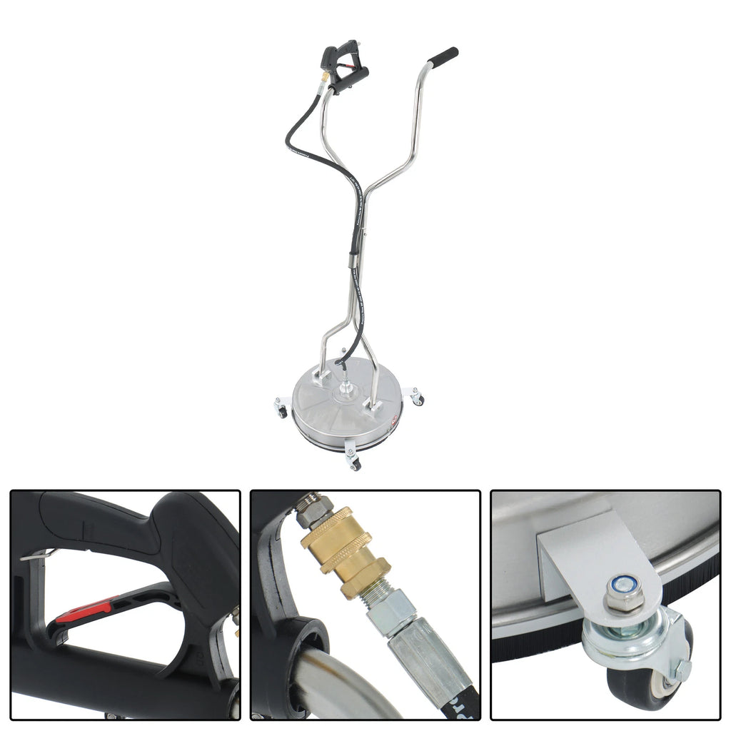 18" Dual Handle Pressure Washer Surface Cleaner for All Models (6000 PSI)