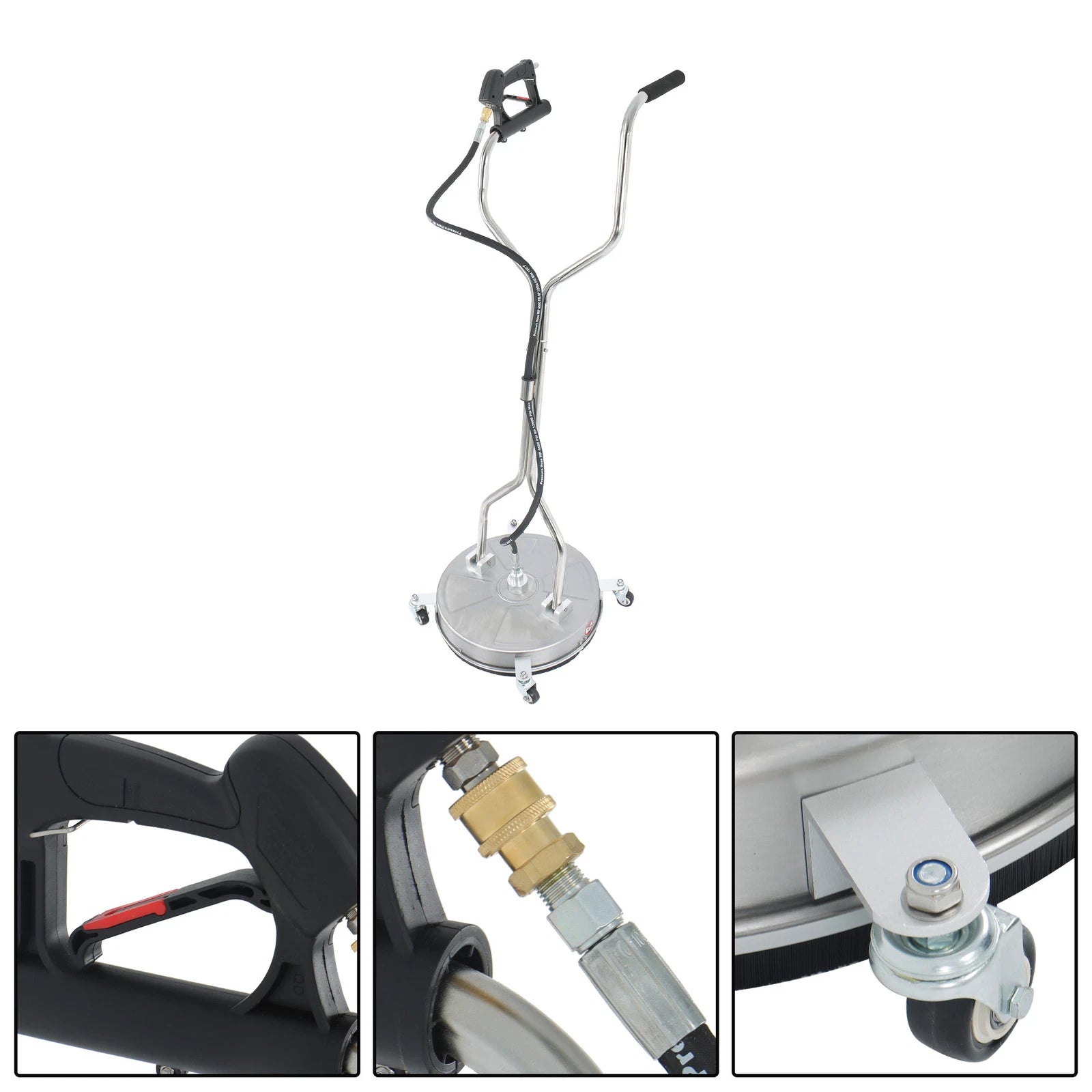 18" Dual Handle Pressure Washer Surface Cleaner for All Models (6000 PSI)