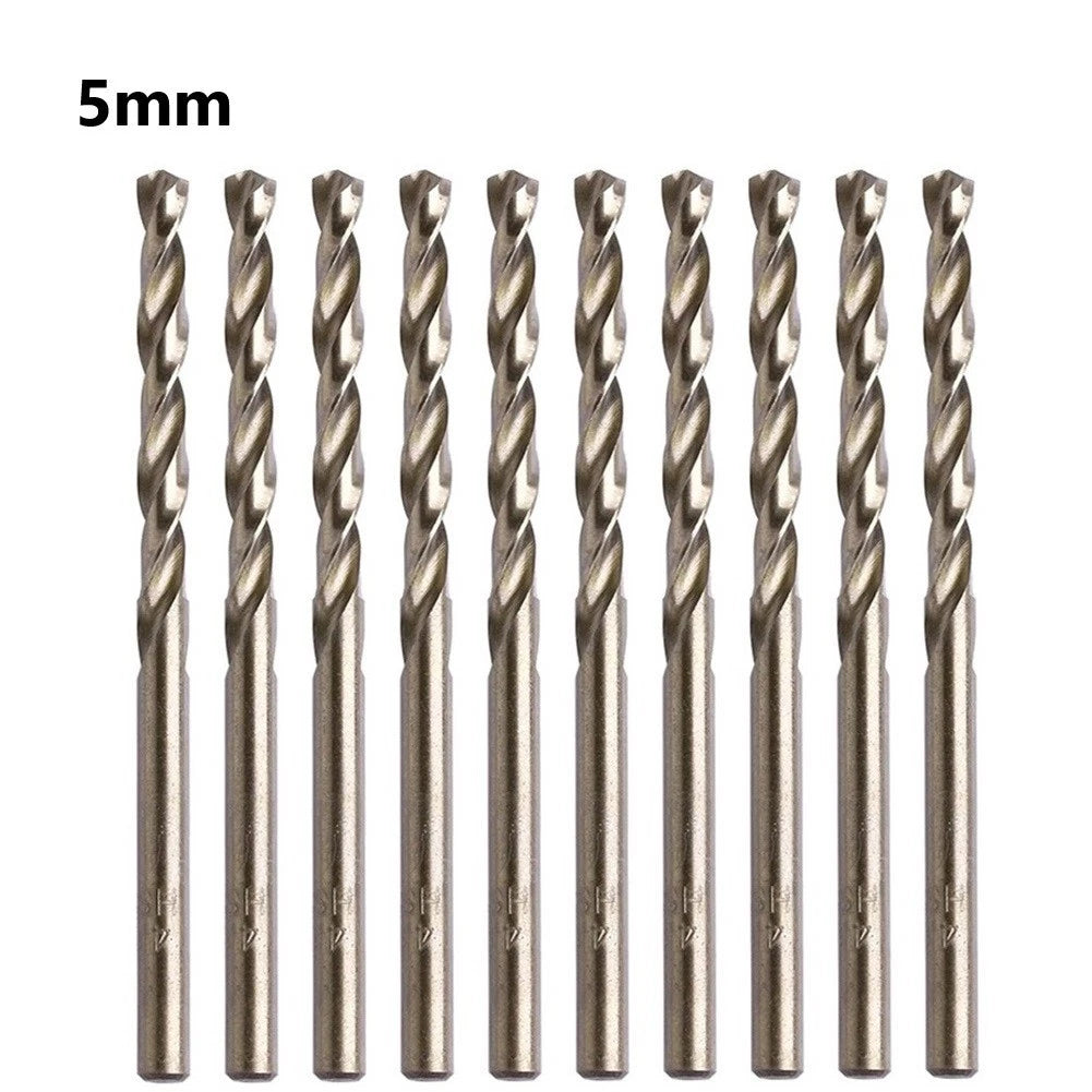 Set of 5 HSS Drill Bits for Stainless Steel (1.5mm Diameter)