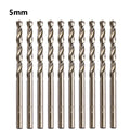 Set of 5 HSS Drill Bits for Stainless Steel (1.5mm Diameter)