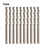 Set of 5 HSS Drill Bits for Stainless Steel (1.5mm Diameter)