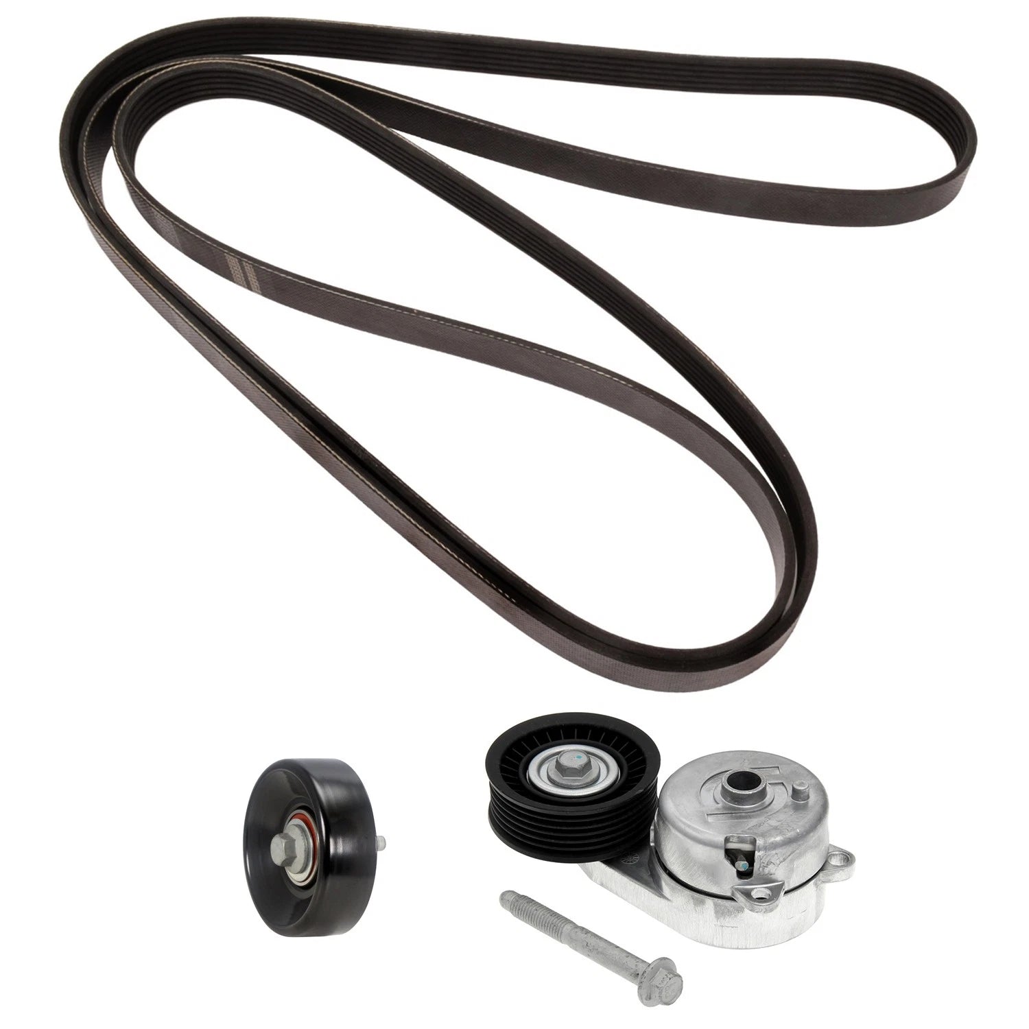 Drive Belt Idler Pulley Tensioner Kit for Express 2500, Sierra 1500 (V6)