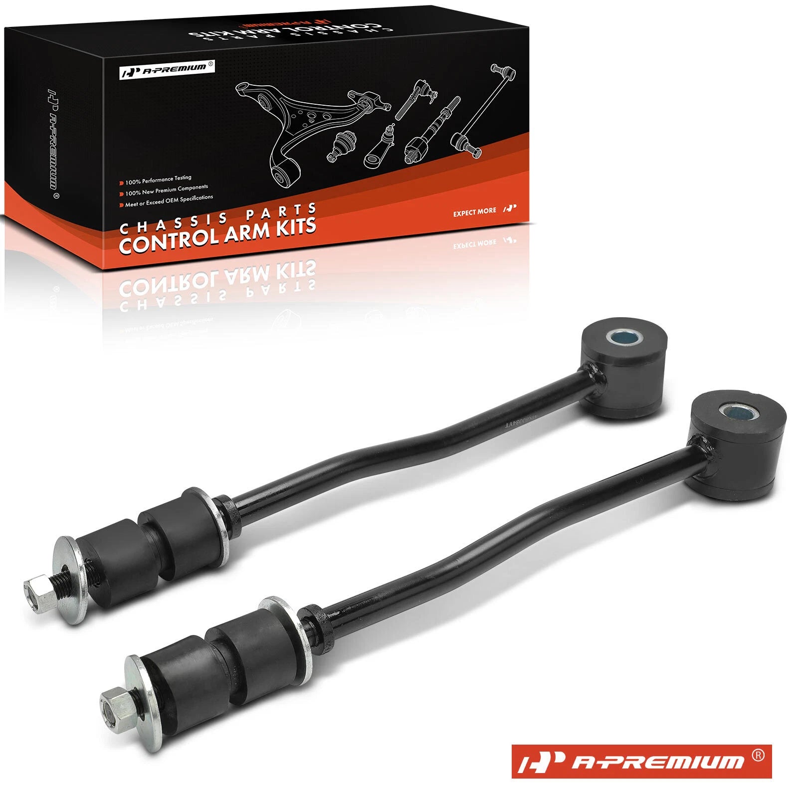 2X Rear Side Sway Bar Link for Ford F-53 (1994–1997)