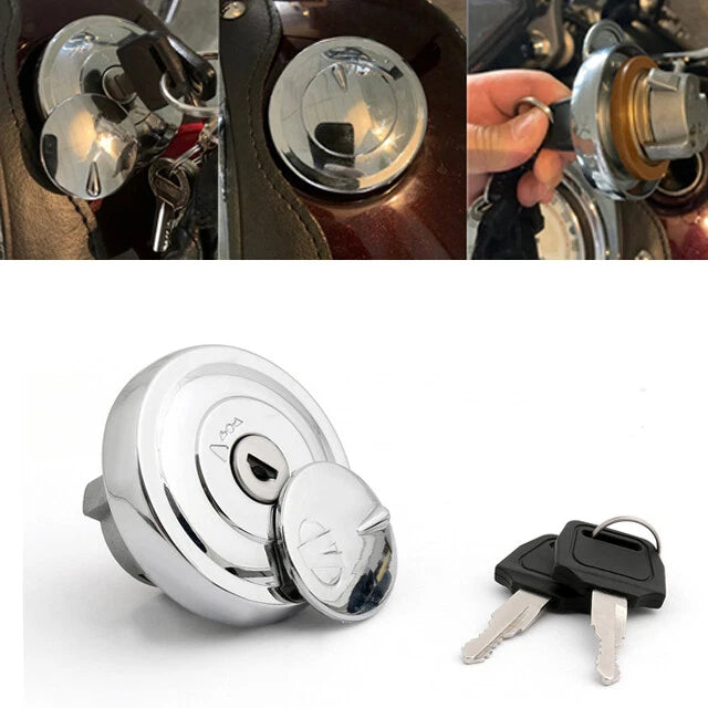 Fuel Tank Gas Cap and Keys for Kawasaki VN900 Vulcan 900 (2006–2018)