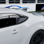 Rear Vent Window Louvers Cover Trim for Subaru BRZ (2013-2020)