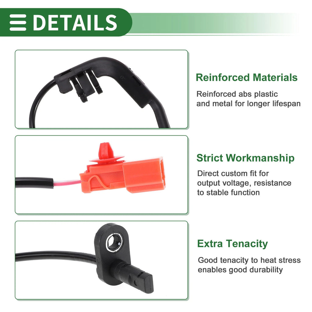 ABS Wheel Speed Sensor No. 57470SENH01 for Honda Fit Saloon (2003–2006)