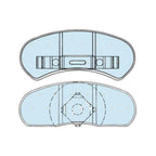 Rear Disc Brake Pad Set for Ford Fairlane (1973 - 1981)