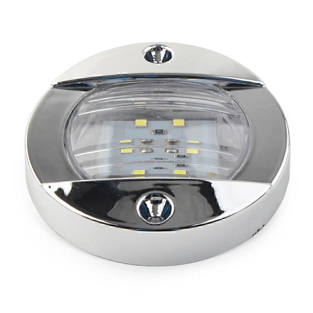 12V LED Round Side Marker Lights for Truck Trailer RV Boat
