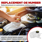 Coolant Reservoir Overflow Tank with Cap for Buick LaCrosse (2010)