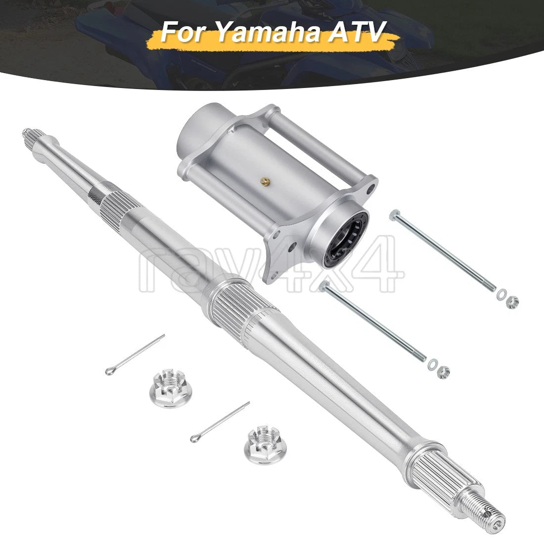 Rear Axle Shaft w/ Housing Carrier Hub for Yamaha YFS200 Blaster (1988–2002)