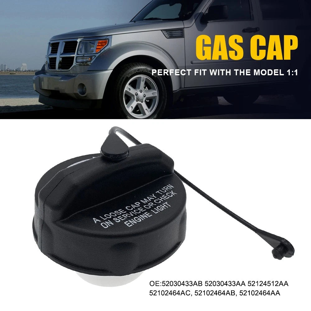 Fuel Gas Cap for Dodge Durango (2000–2009), Nitro (2007–2011), Grand Caravan (1998–2019)