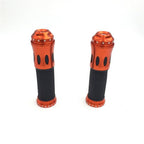 7/8" Dark Orange Non-Slip Rubber Handlebar Grip for Kawasaki Ninja ZX12 Versys KLX (2000–2023)