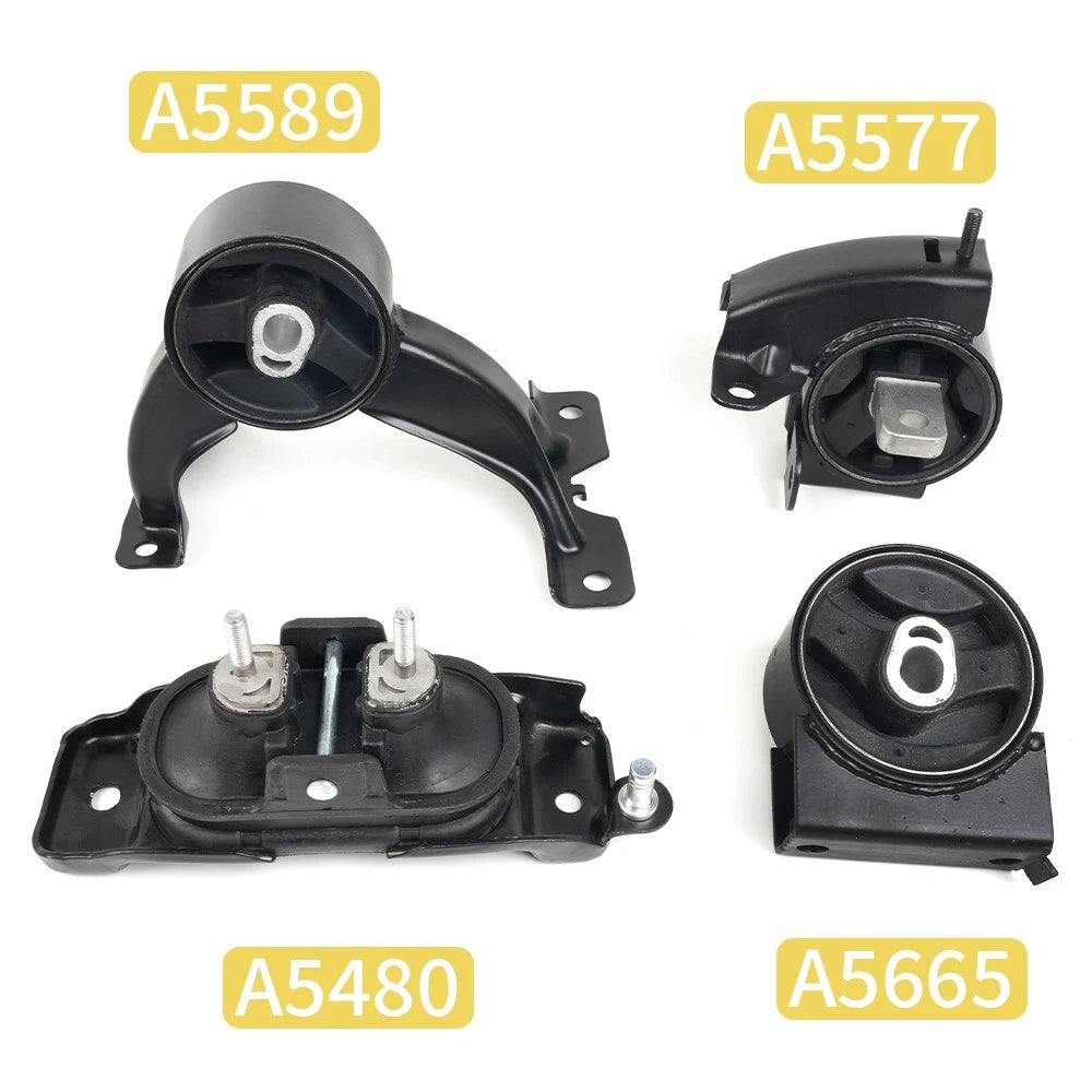 4X Engine Motor Transmission Mounts for Chrysler Town & Country, Ram C/V (2011–2016)