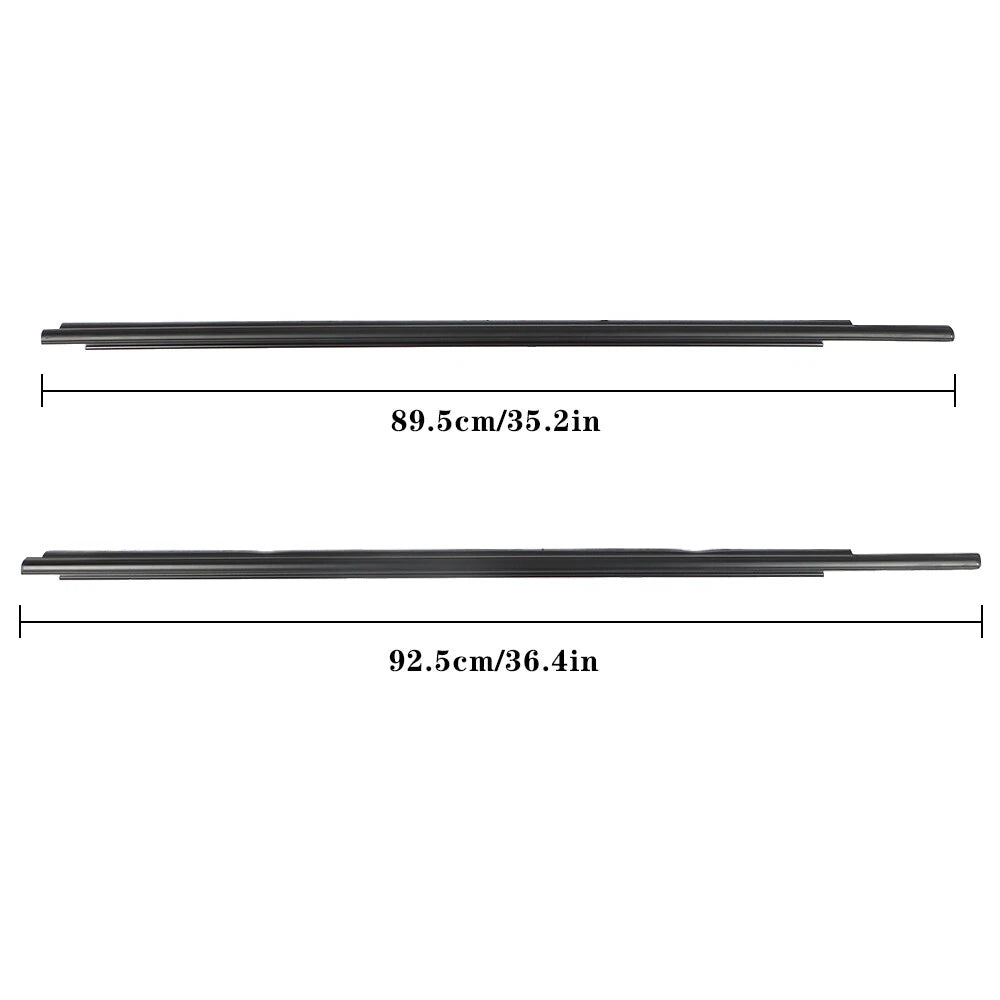 Set of 4 Weatherstrip Window Molding Trim Seals for Toyota Sequoia (2008–2020)