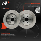 Front & Rear Disc Brake Rotors and Ceramic Pads for Toyota Corolla (2020–2022)