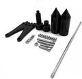 Black Spike Frame Slider Crash Protector for Kawasaki ZX10R (2006–2007)
