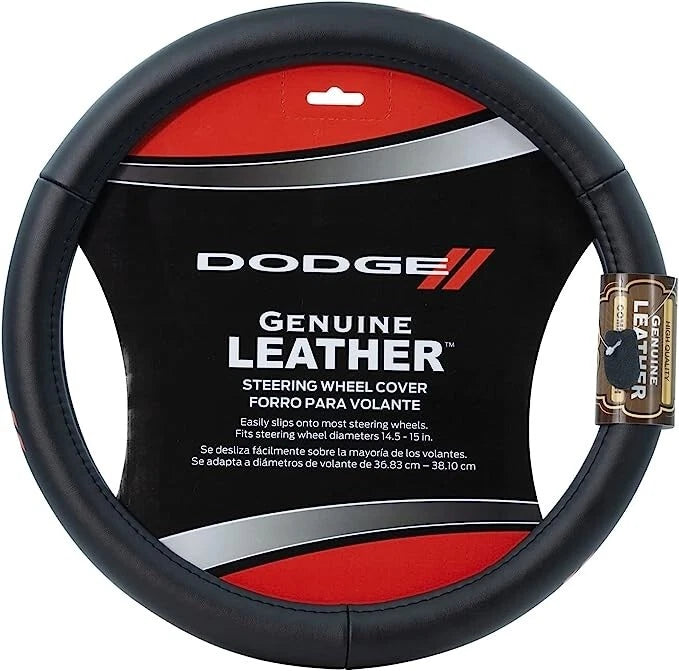Steering Wheel Cover for Dodge Genuine Leather