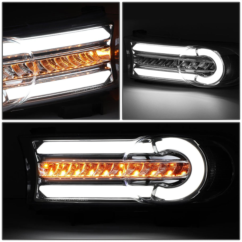 3D LED DRL + Sequential Turn Signal Bumper Light for FJ Cruiser (2007–2014)