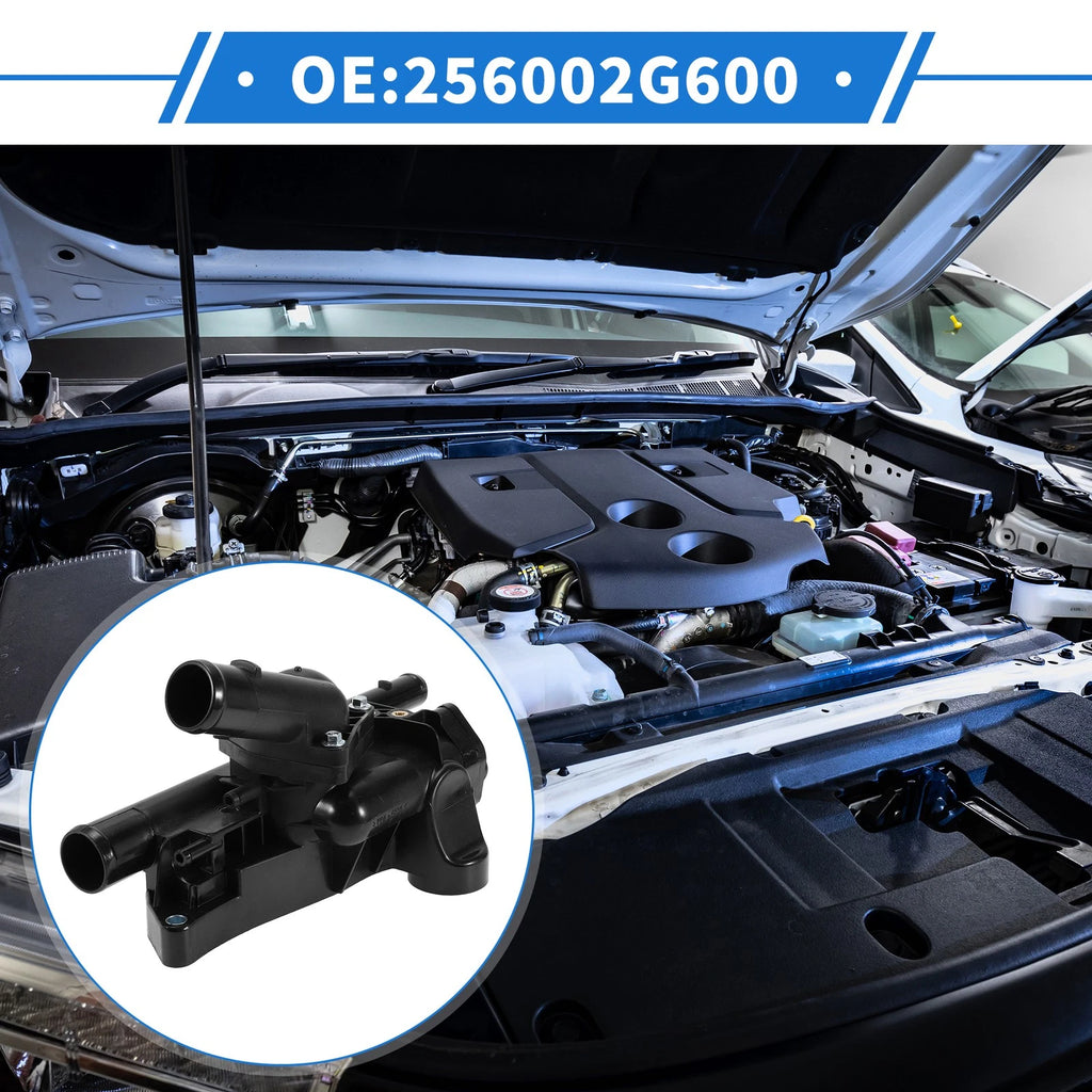 Thermostat Housing Assembly with Sensor for Kia Rondo (2008–2010) 256002G600