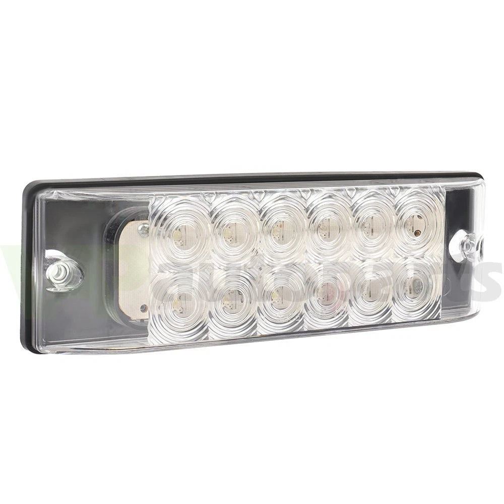 10X LED White Side Marker Turn Signal Light for Pickup Truck (8 Inch)