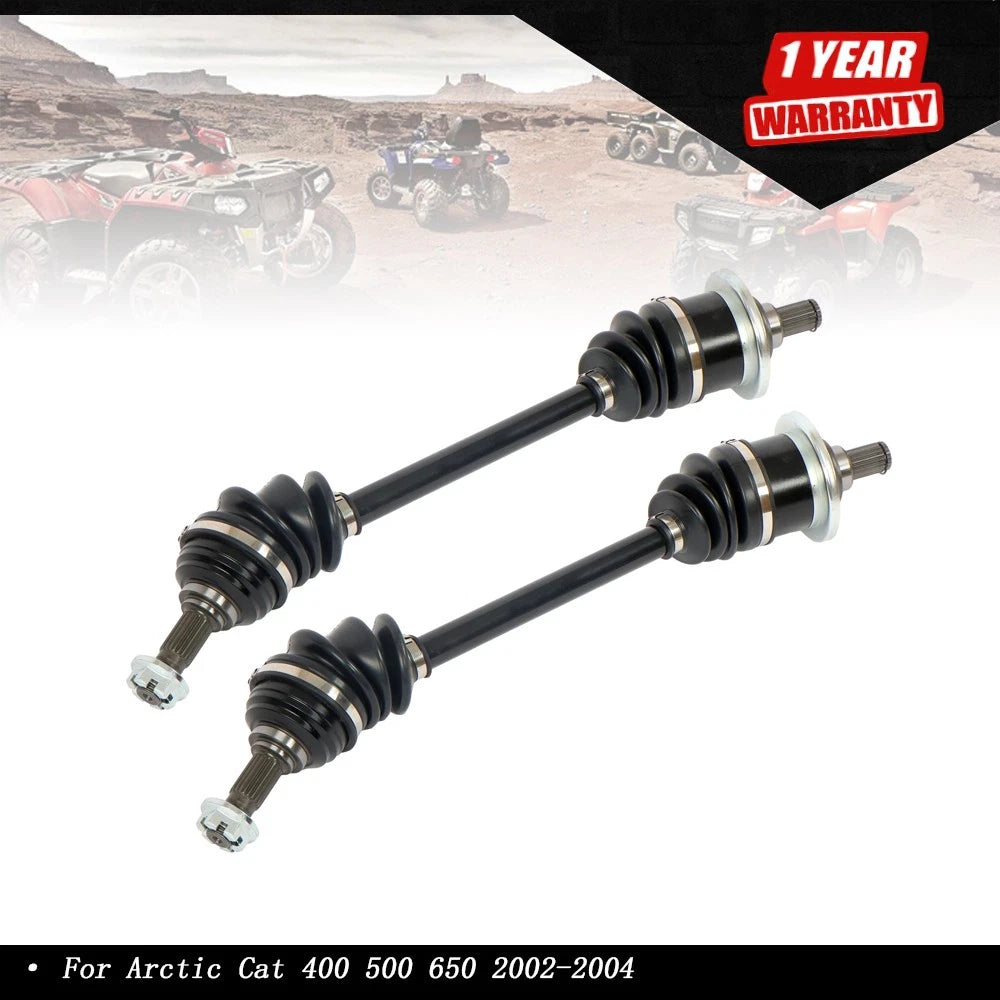 Set of 2 CV Axles for Arctic Cat 400 500 650 (2002–2004)
