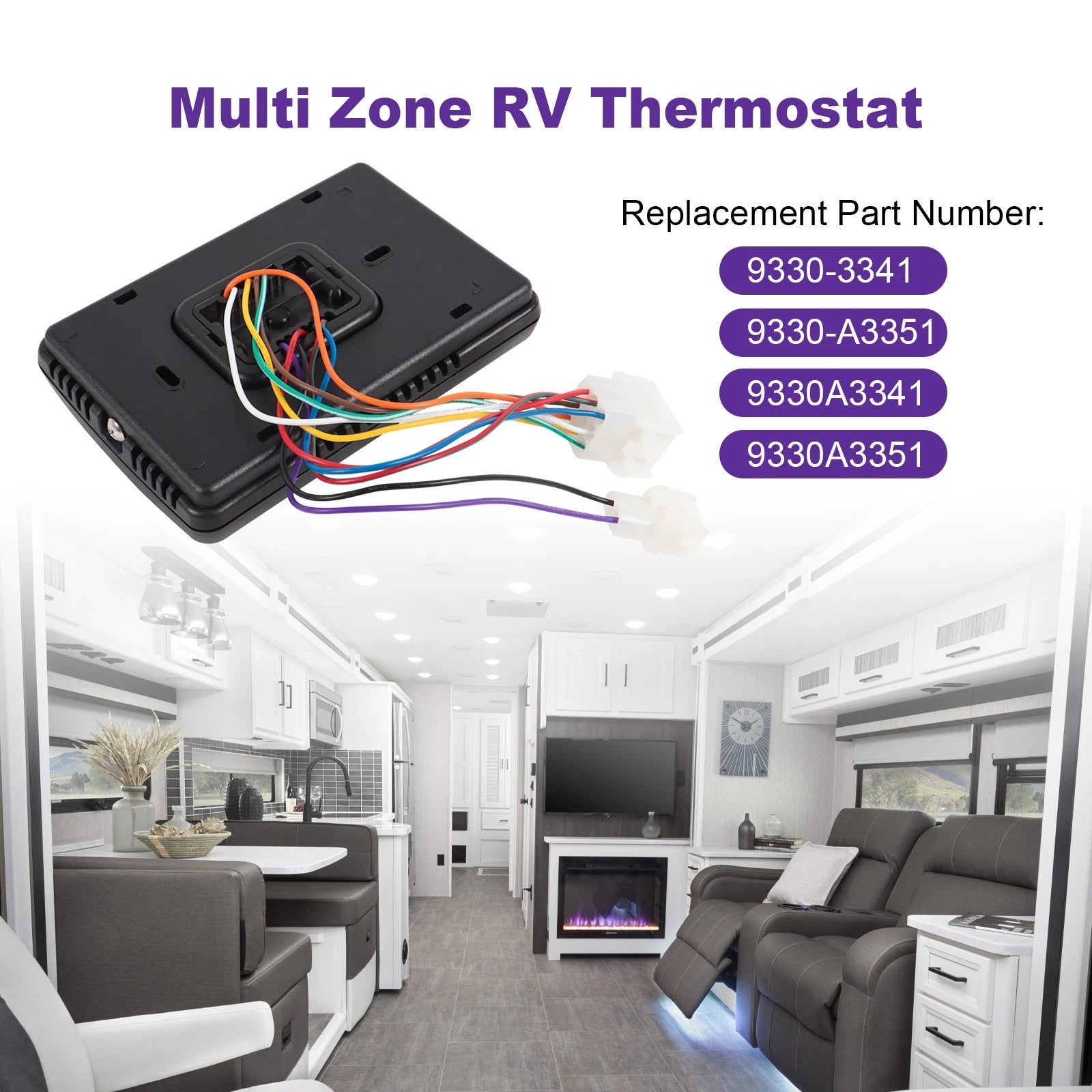 Digital Zone Thermostat for Coleman Mach 9330A3341 (12V)