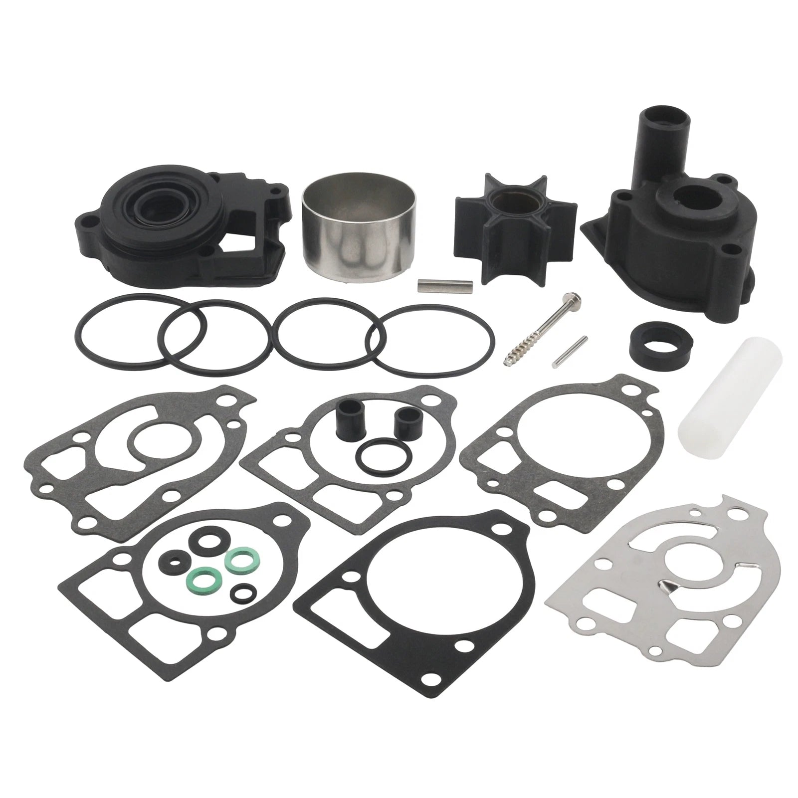 Water Pump Impeller Kit 46-96148A5 for Mercruiser Mercury 150/175/200HP (2-Stroke)