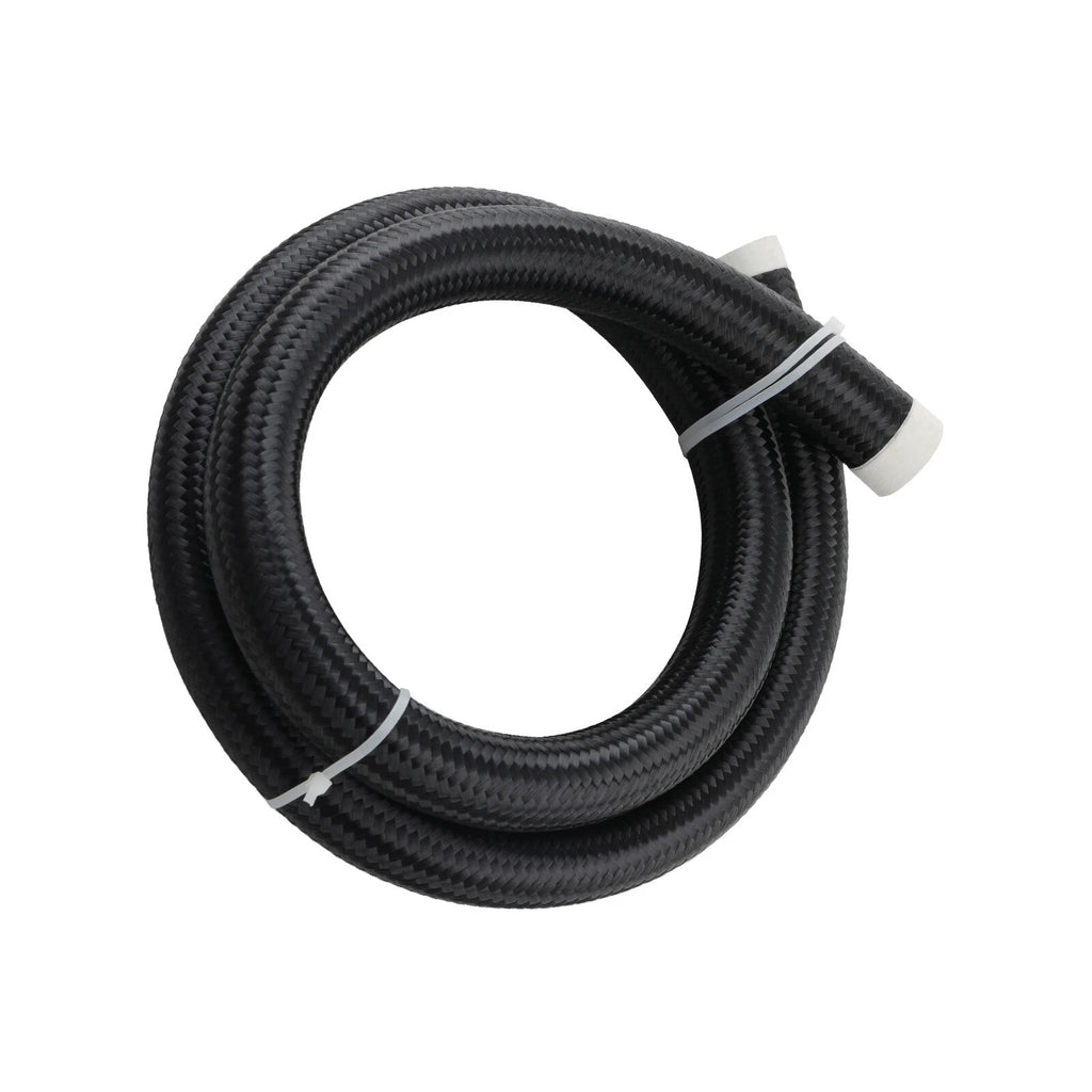 1X 20AN Nylon Braided Stainless Steel Fuel Hose Line 5Ft