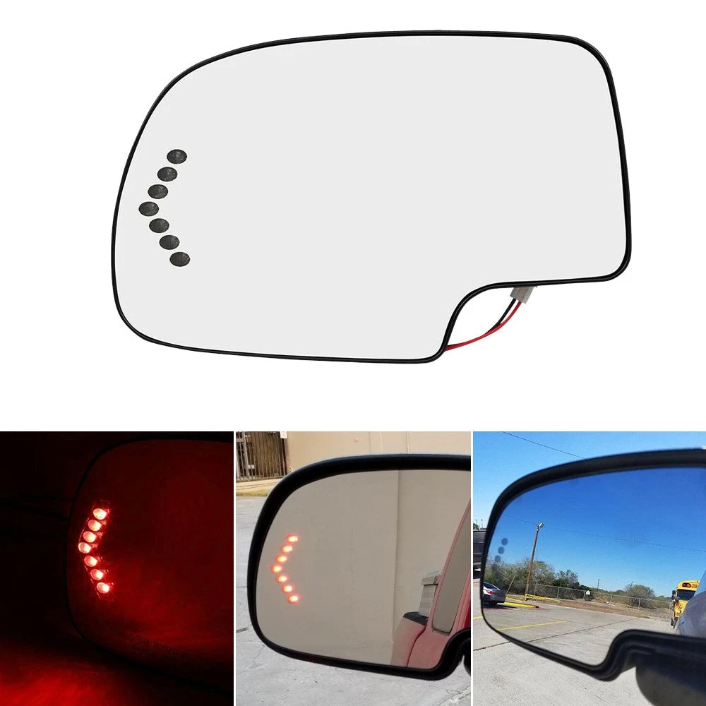 Driver Left Heated Side Mirror Glass for Cadillac Escalade (2003–2005) GM1324102 V