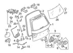 Hatch Lift Support for Mercedes (2010–2016) 2129801064