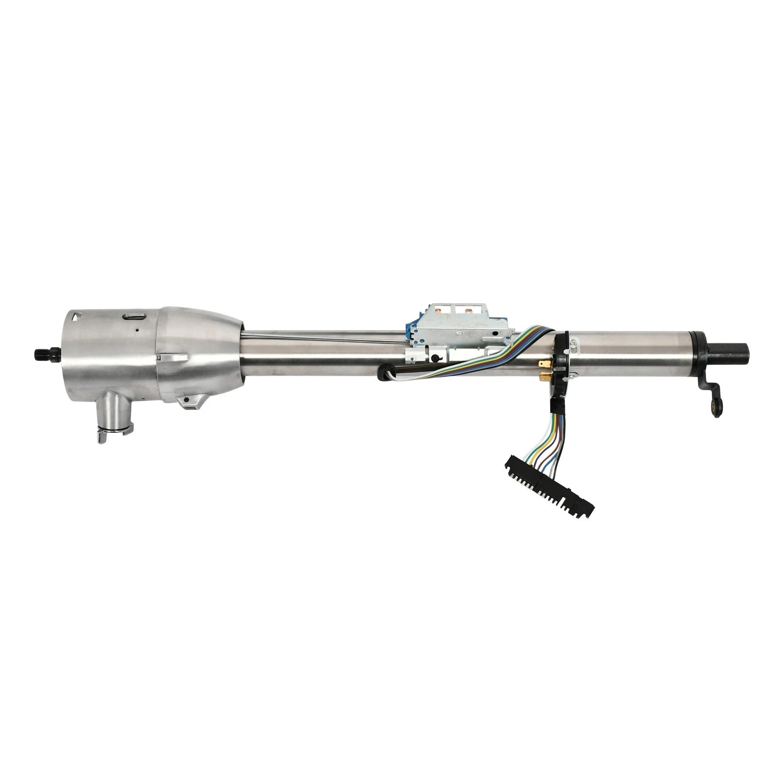 30" Stainless Steel Tilt Steering Column w/ Key & 9 Bolt Adapter