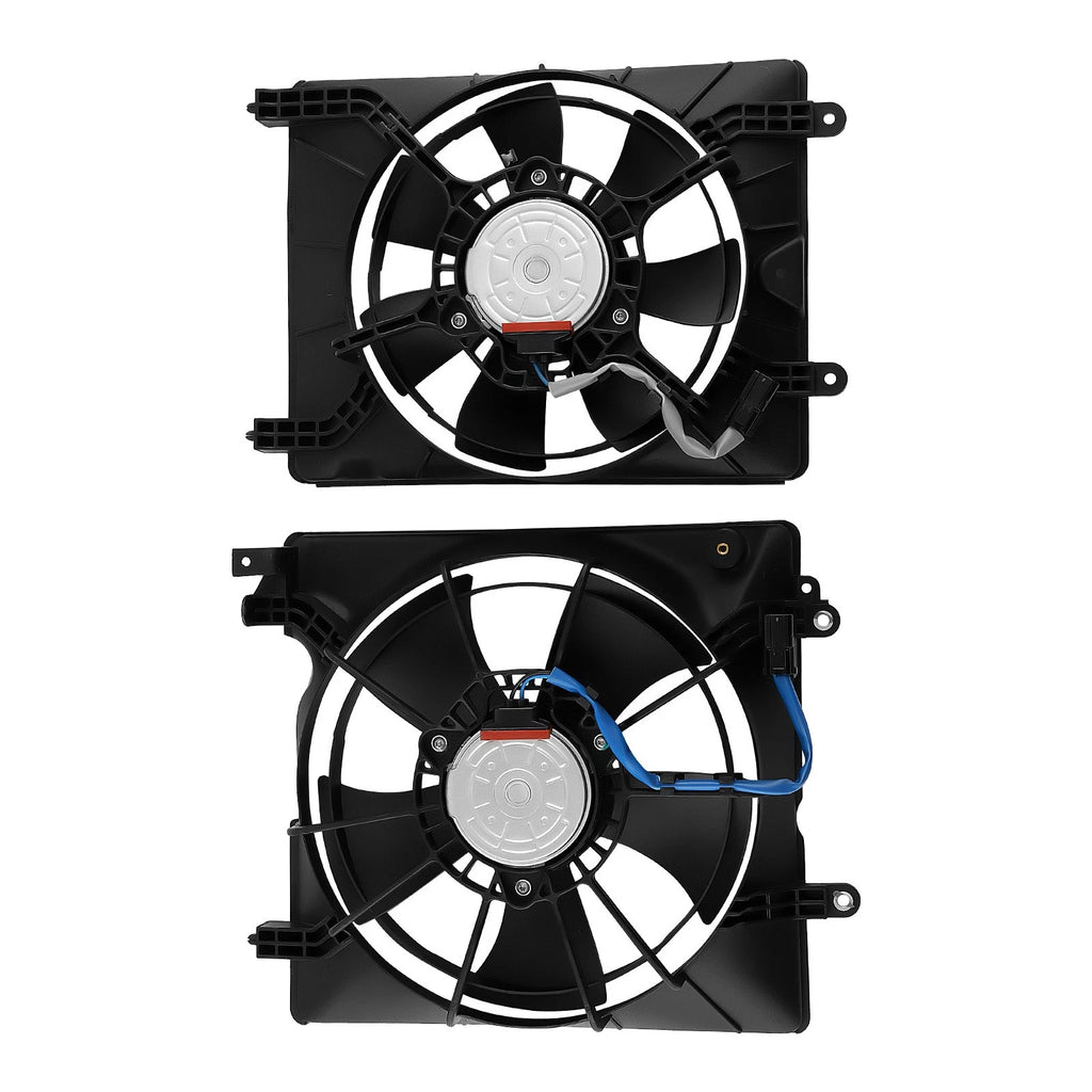 A/C Condenser Radiator Cooling Fan 2PCS for Honda Civic (2012–2015)