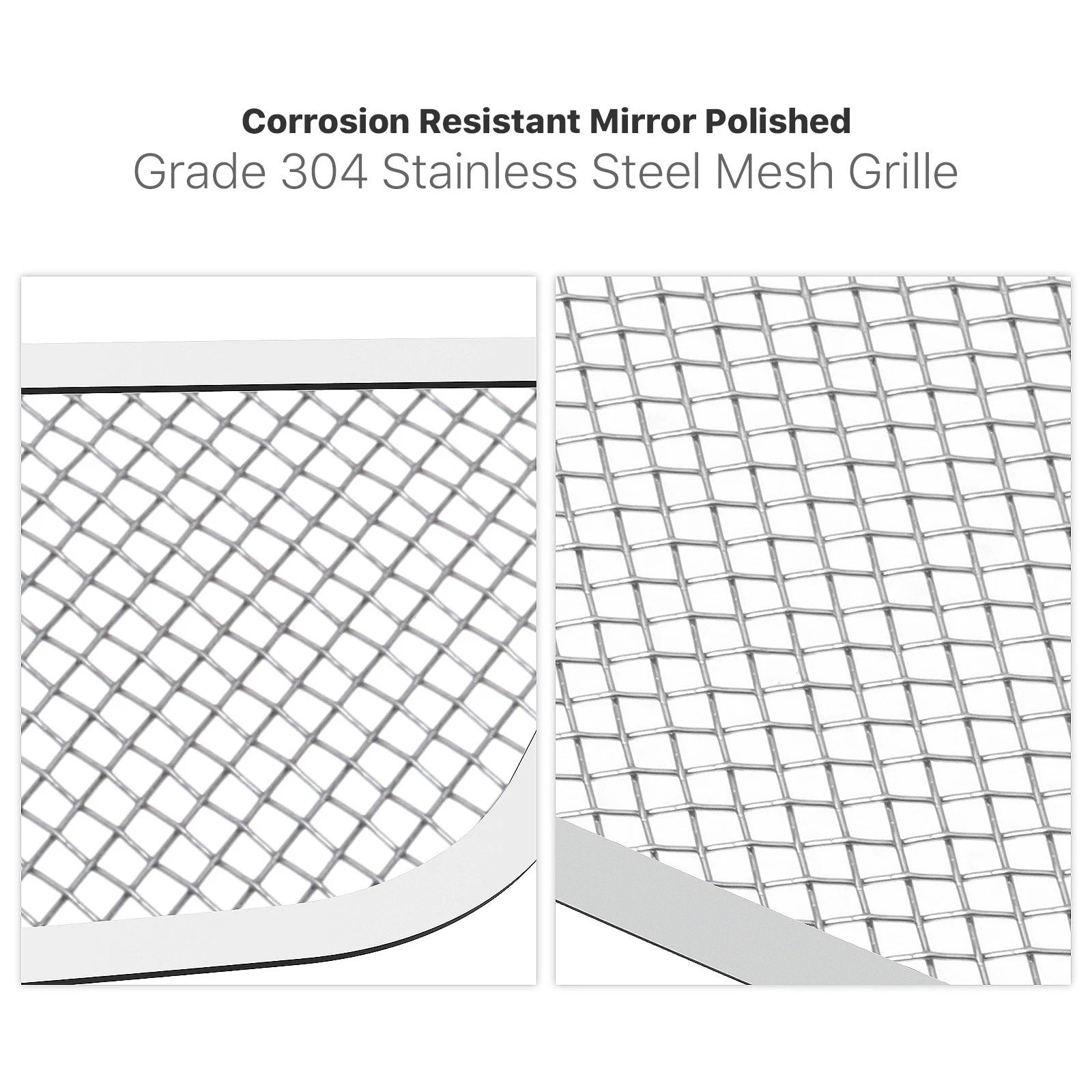 Stainless Steel Chrome Mesh Grille Insert for Chevy Impala (2014-2020)