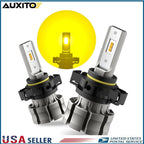 AUXITO 2504 5202 LED Fog Light Bulbs for - 3000K Yellow
