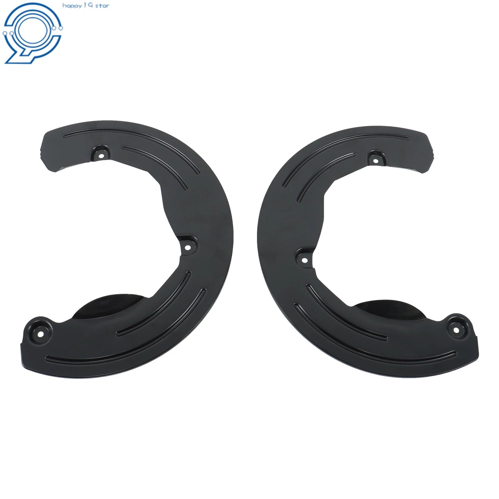 Set of 2 Brake Splash Shields for Dodge Ram 2500 3500 (2009–2024)