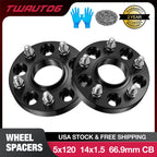 2PCS 1" Hubcentric Wheel Spacers for Chevy Camaro Impala SS (2010–2017)