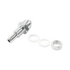 8AN Male Flare Bulkhead to 3/8" Hose Barb Fuel Tank Fitting for Universal (N/A)