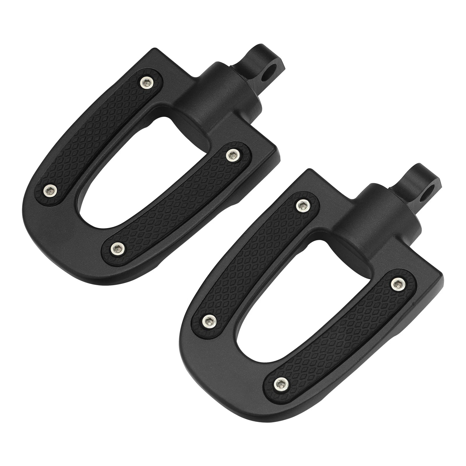 Matte Black Highway Footpegs for Harley Road King