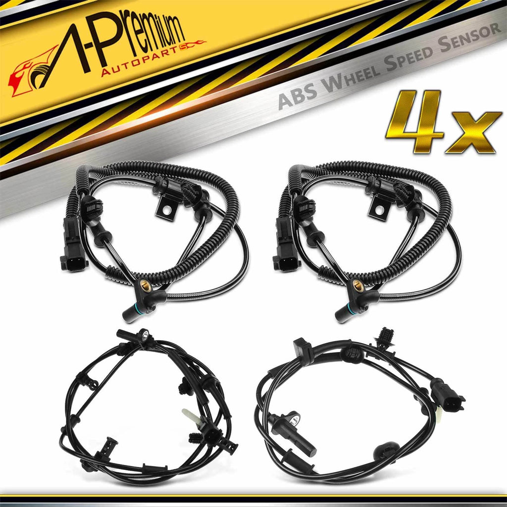 Set of 4 ABS Wheel Speed Sensors for Ford F-150 (2015–2020)