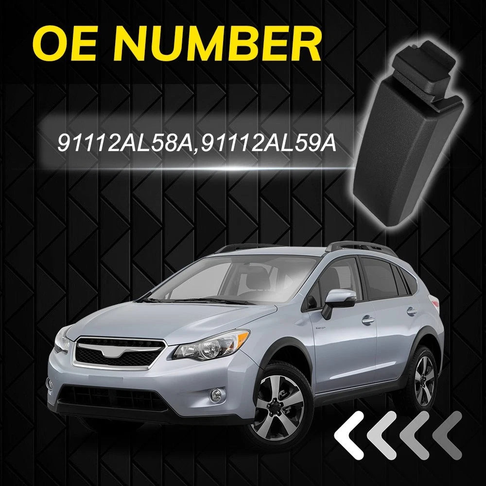 2X Black Rear Side Molding Trim for Subaru Outback (2015–2019)