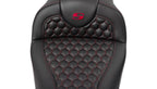Saddlemen Roadsofa Seat Backrest for Harley Touring (2008–2023) Red Honeycomb