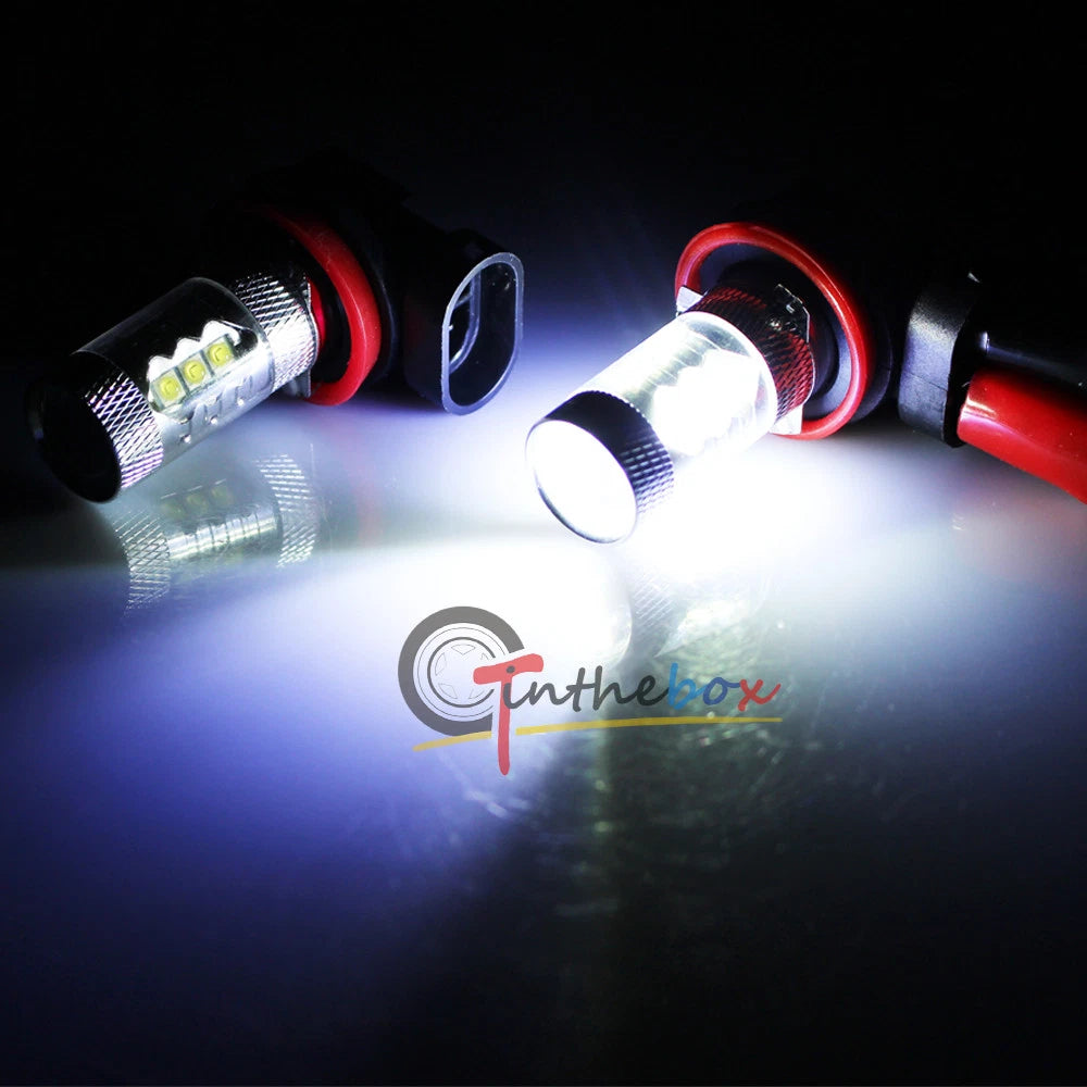 2pc Blue LED Fog Lights for Chevrolet Camaro (2014–2015)